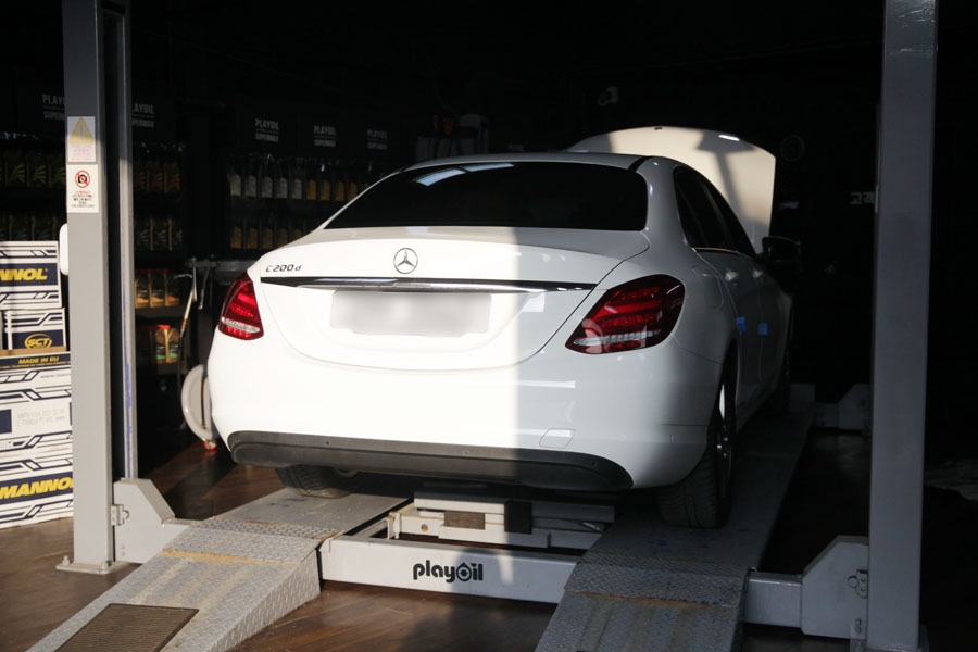 오산 커스터머스 벤츠 C200D 합성유 엔진오일과 디프렌셜오일 교환 1 001 IMG 0663