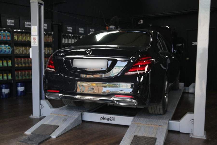 벤츠 W222 S350D 엔진오일과 디퍼렌셜오일 교환 합성유 사용을 위해 광교에서 방문해주셨어요 1 001 IMG 3525