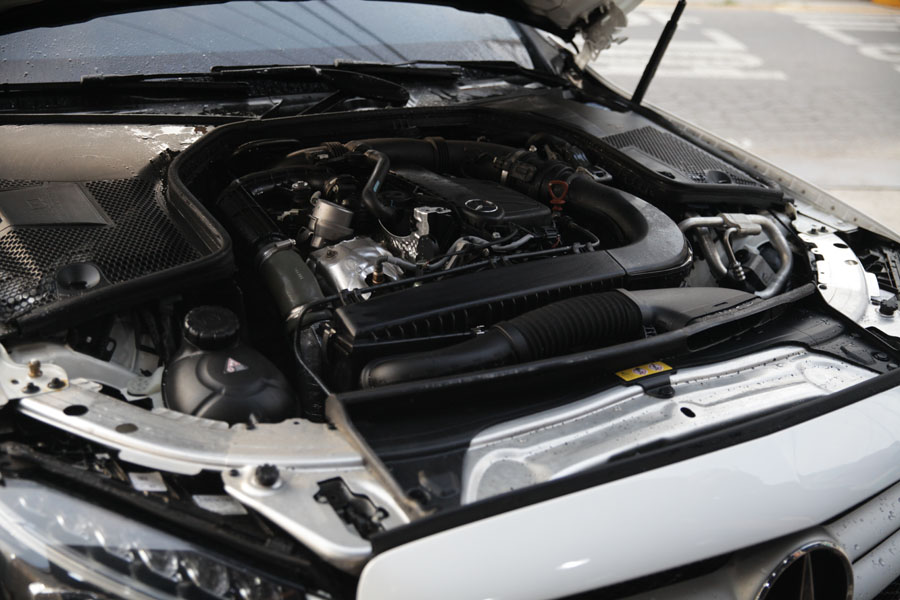 오산 커스터머스 벤츠 C200D 합성유 엔진오일과 디프렌셜오일 교환 29 벤츠 C200D 합성유 교환