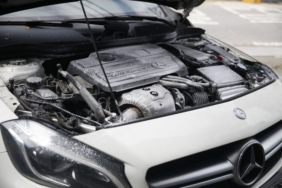 고성능 차량인 벤츠 A45 AMG 미션오일(듀얼클러치) 및 합성 엔진오일 교환 작업 31 030 IMG 2214