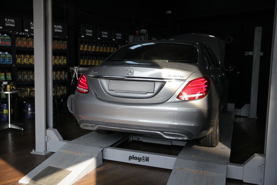 벤츠 C220 CDI 엔진오일 소음에 탁월한 합성유 교환 1 001 IMG 0924