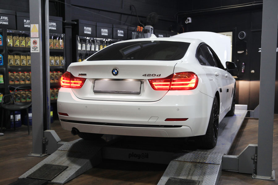 잘 관리된 BMW 420D 그란쿠페 합성유 교환 1 017 IMG 3725