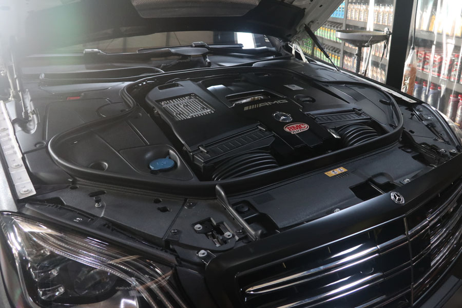 W222 벤츠 S63 AMG 엔진오일 교환은 고성능 차량에 걸맞은 합성유 사용 21 000 IMG 0701