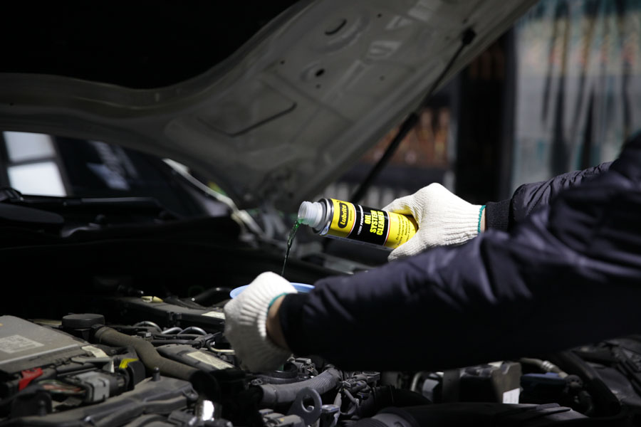 벤츠 E250 CDI 엔진오일 교환 정숙한 합성유로 2 016 IMG 3924