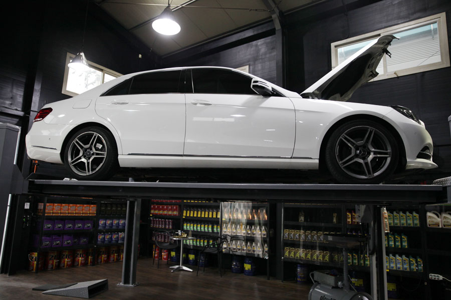 벤츠 E250 CDI 엔진오일 교환 정숙한 합성유로 5 019 IMG 3922