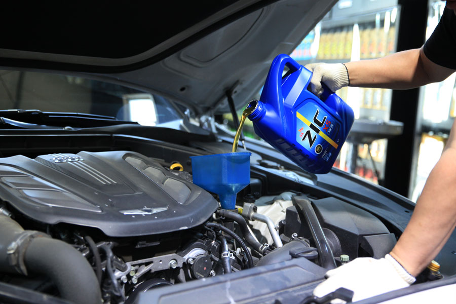 제네시스 G80 스포츠 엔진오일 교환 합성유 추천 5 005 IMG 8365