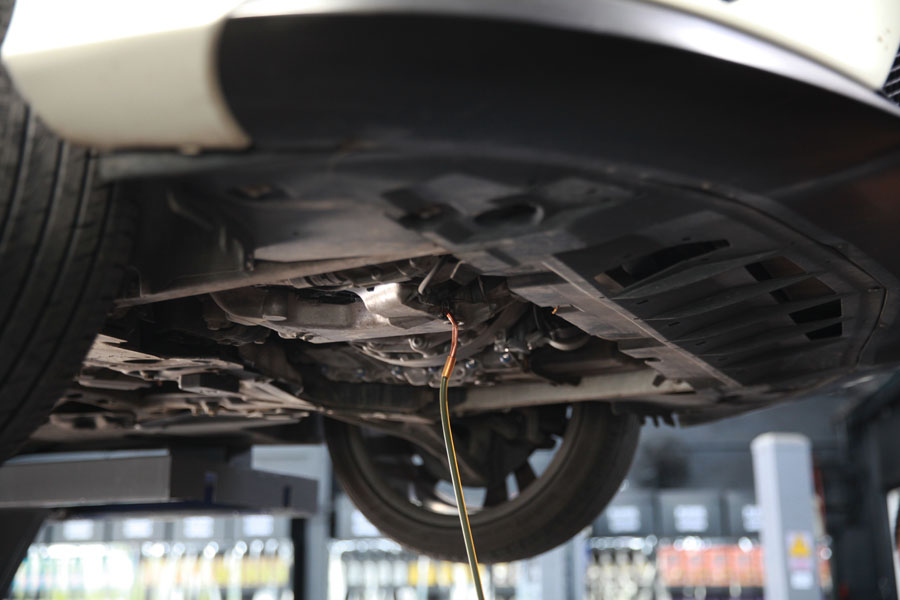 동탄에서 수원으로 벤츠 CLA200D 합성유 교환을 위한 방문 10 011 IMG 0660