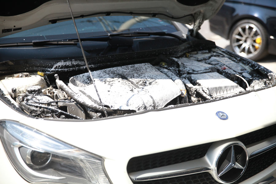 동탄에서 수원으로 벤츠 CLA200D 합성유 교환을 위한 방문 12 013 IMG 0666