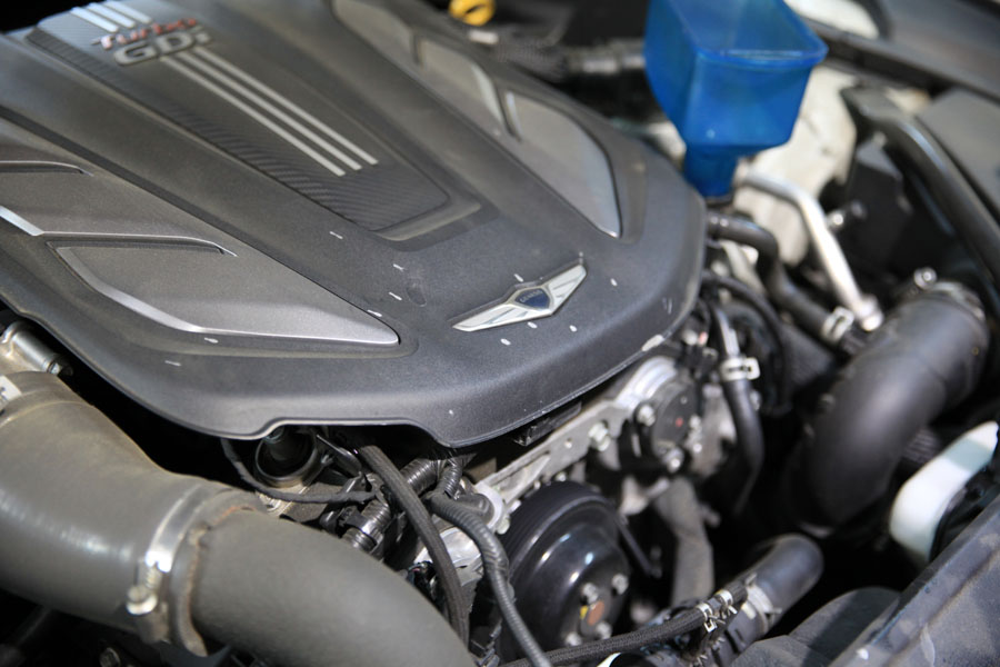 제네시스 G80 스포츠 엔진오일 교환 합성유 추천 13 013 IMG 8376