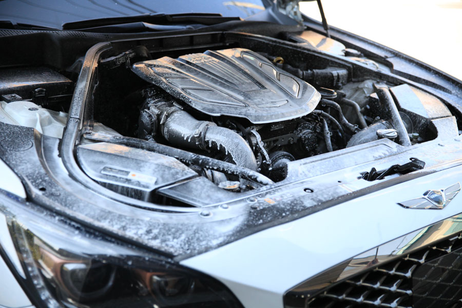 제네시스 G80 스포츠 엔진오일 교환 합성유 추천 16 015 IMG 8379