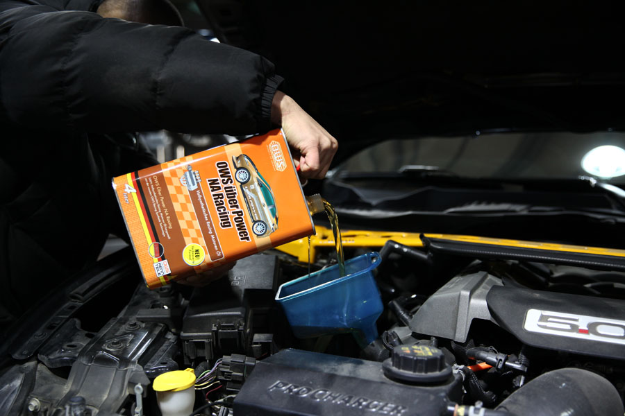 포드 머스탱 GT 엔진오일 교체