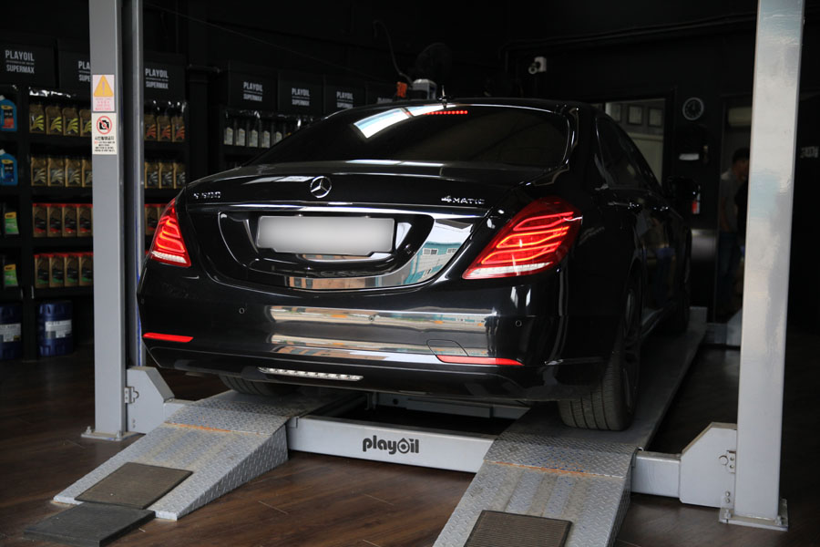 벤츠 S350D 엔진오일 교환 작업 시 엔진내부 세척 및 전체 점검 1 001 IMG 4398