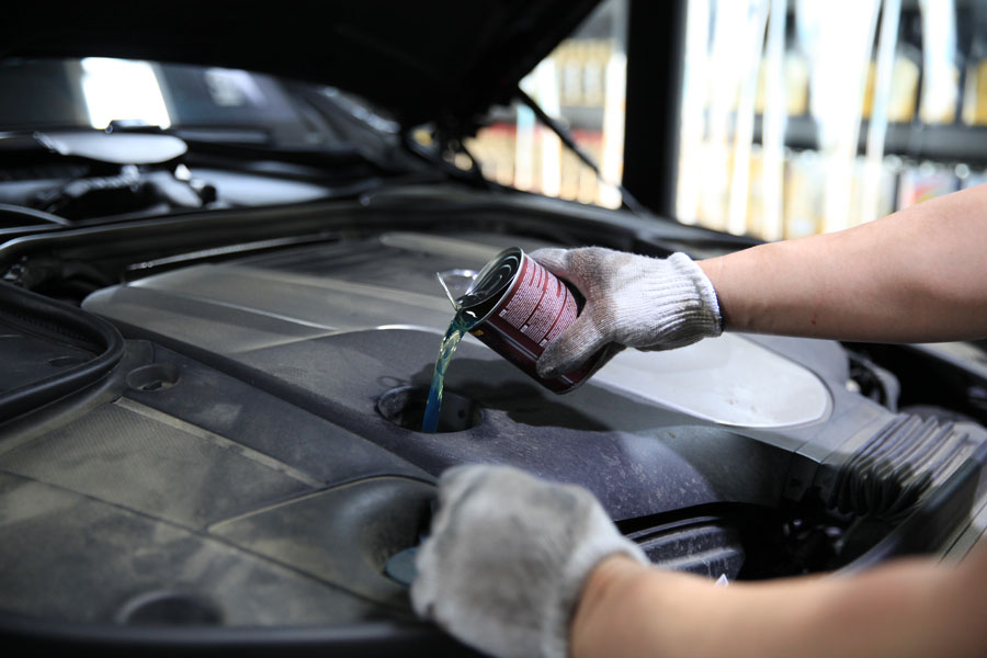 벤츠 S350D 엔진오일 교환 작업 시 엔진내부 세척 및 전체 점검 3 003 IMG 4399