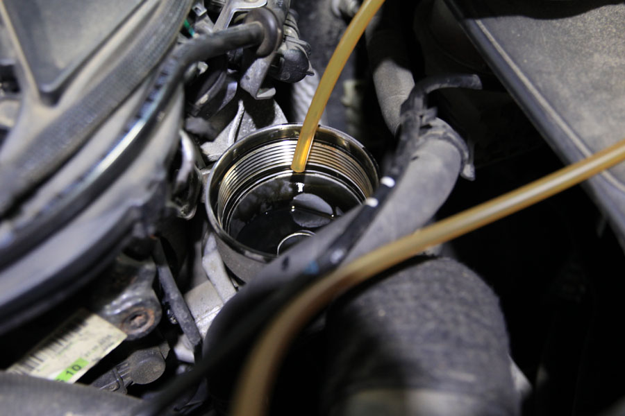 벤츠 S350D 엔진오일 교환 작업 시 엔진내부 세척 및 전체 점검 12 012 IMG 4417