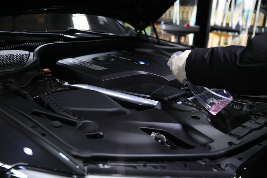 BMW 530I 길들이기 엔진오일 교체 합성유로 작업완료 19 019 IMG 7784