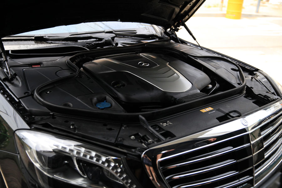벤츠 S350D 엔진오일 교환 작업 시 엔진내부 세척 및 전체 점검 22 021 IMG 4433