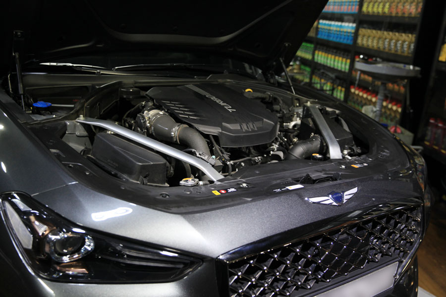 제네시스 G70 3.3 터보 엔진오일 교체와 디퍼런셜 오일 교환 22 000 IMG 3200