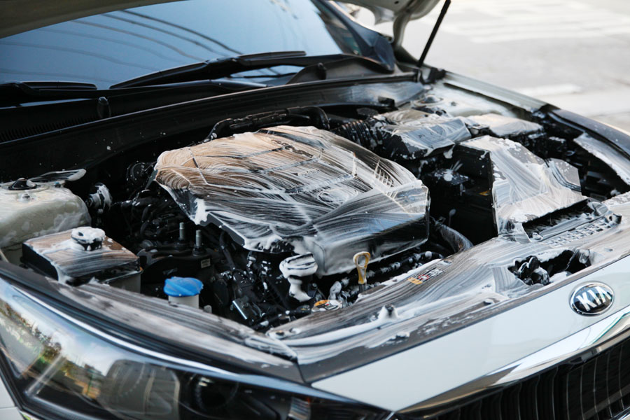 합성유로 잘 관리되고 있는 올뉴K7 엔진오일 교체 10 019 IMG 7314