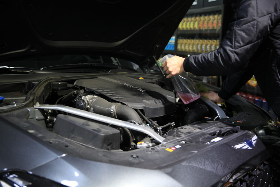 제네시스 G70 3.3 터보 엔진오일 교체와 디퍼런셜 오일 교환 21 021 IMG 3199