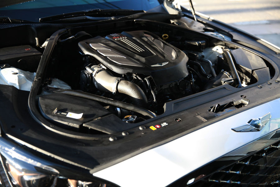 3.3 터보 제네시스 G80 스포츠 엔진오일 교체 꾸준하게 합성유로 17 000 IMG 7110