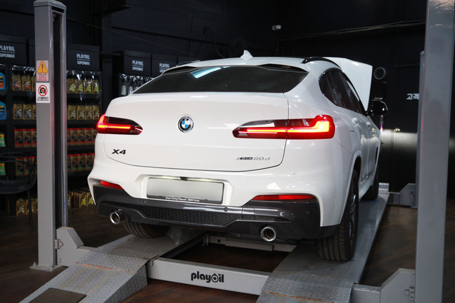 길들이기와 여름을 대비한 BMW X4 엔진오일 교환 5W40 합성유로 1 001 IMG 0458