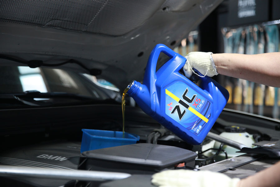 길들이기와 여름을 대비한 BMW X4 엔진오일 교환 5W40 합성유로 4 004 IMG 0451