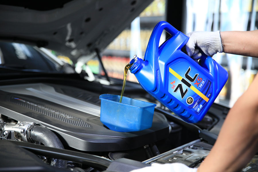 BMW M550D 합성유 교환 수원 플레이오일에서 5 005 IMG 1138