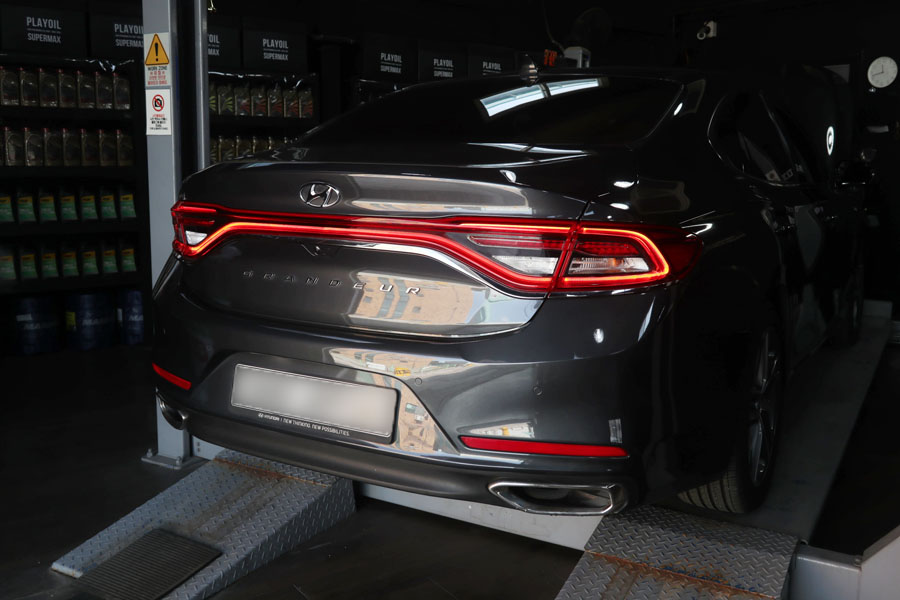 합리적인 선택인 그랜저 LPI 합성유 교환을 위해 오산에서 1 015 IMG 3256