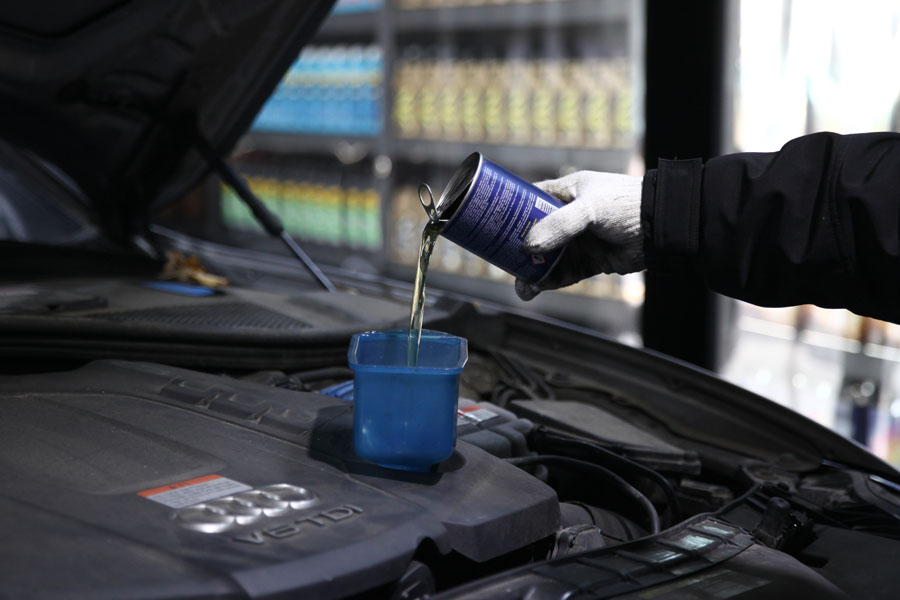 영통 아우디 엔진오일 교환 A6 40TDI 차량에 조용한 합성유 3 003 IMG 7502