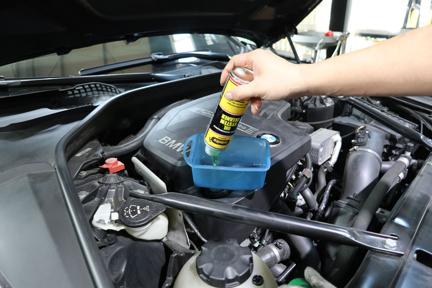 BMW 528I 엔진오일 교환 소음 완화를 위한 합성유 6 006 IMG 1571