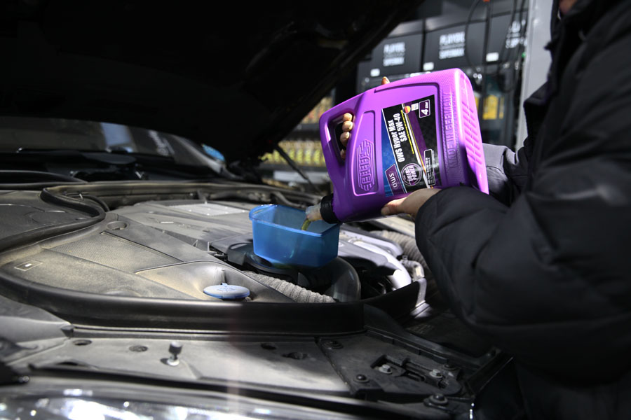 벤츠 S500 엔진오일 교환