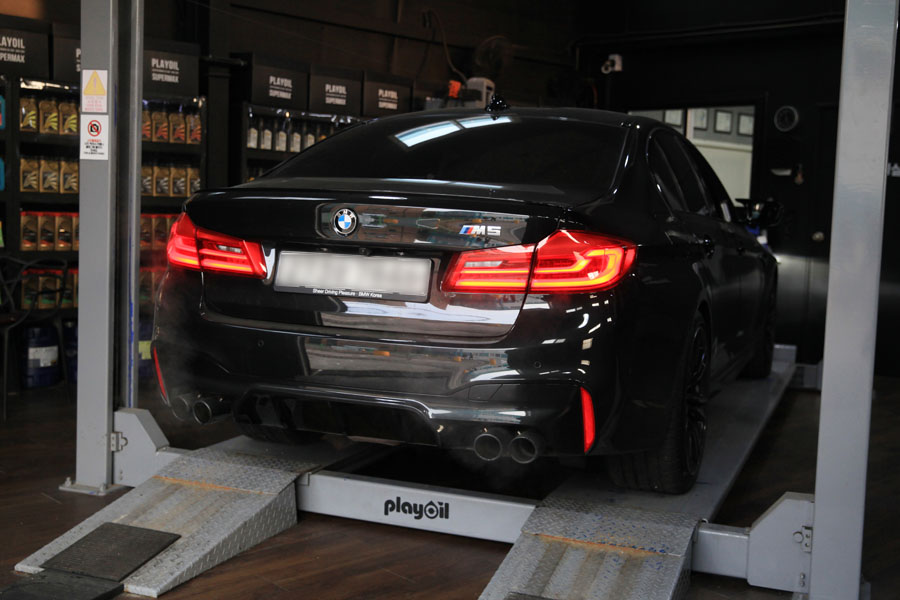 BMW M5 엔진오일 교체와 리어 디퍼런셜 오일을 합성유로 길들이기 1 001 IMG 4292